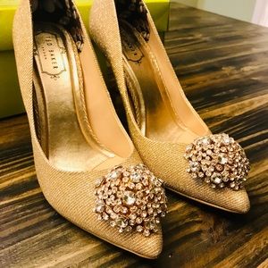 TED Baker Gold Peetch Shoes